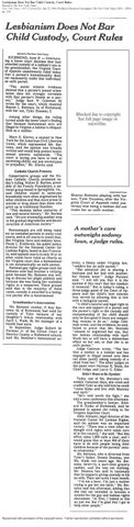 NYTimes 1994 Lesbianism Does Not Bar Custody.jpg