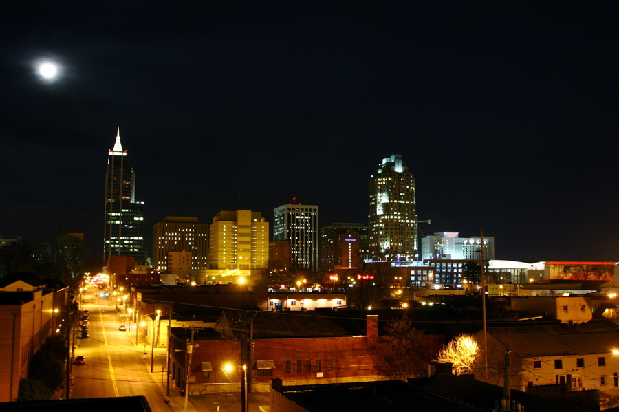 This image of the Warehouse District was uploaded by John Morris to GoodnightRaleigh.com
