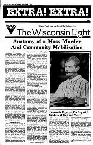 Special Edition of Milwaukee's LGBT newspaper in 1991