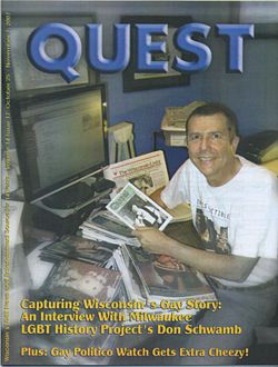 Webmaster of web site, cover of Quest, 2007