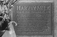 Harvey Milk's grave