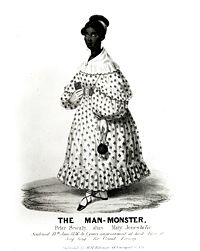 Mary Jones, "Man Monster, Holding place for color image.